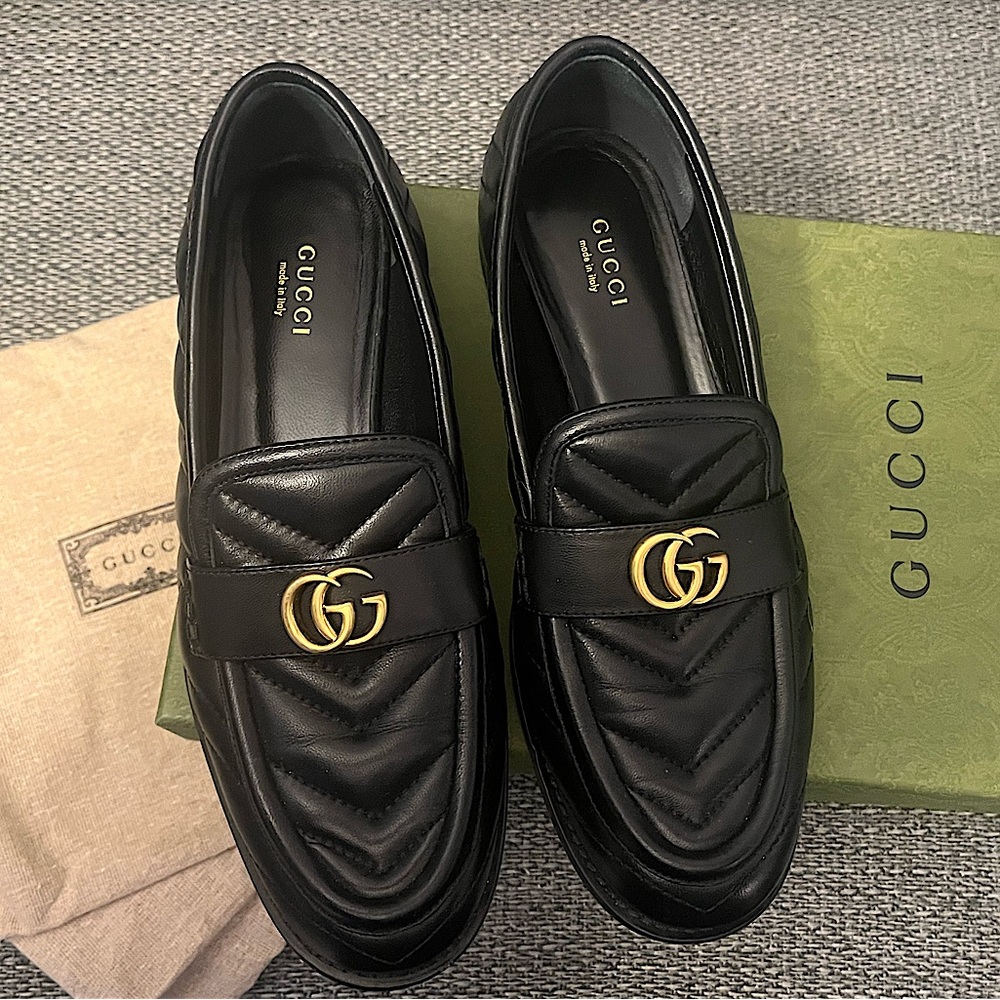 Gucci Double G Loafers Women with receipt